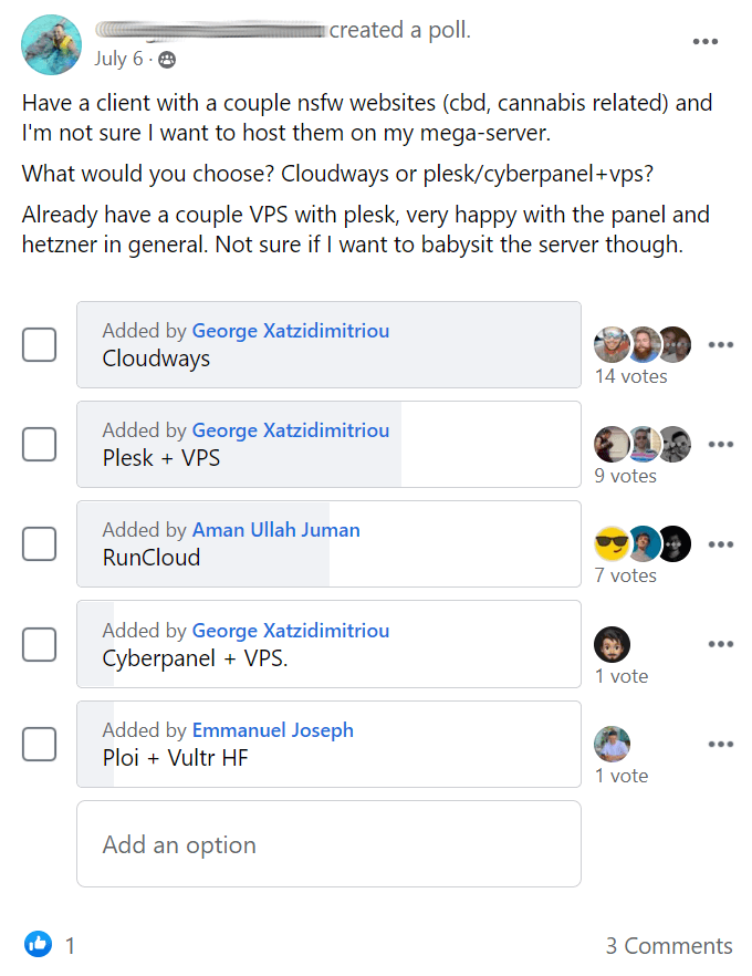 Cloudways vs plesk vs cyberpanel