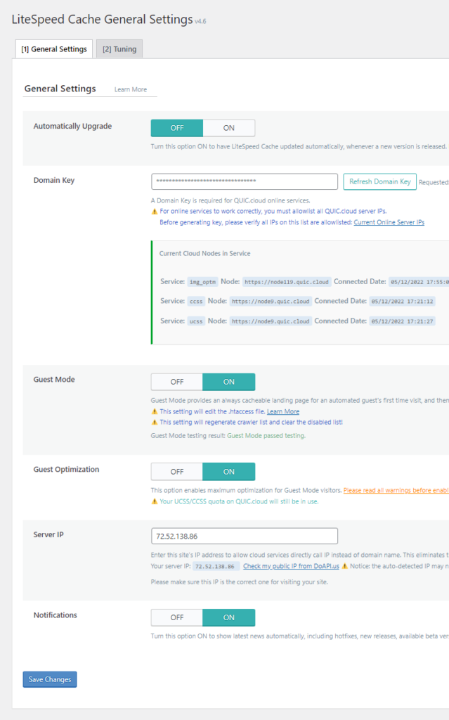 The Ideal LiteSpeed Cache Settings With QUIC.cloud [2025]