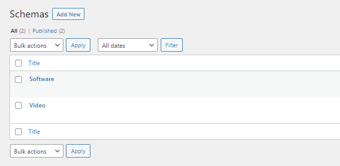 Rank math add new schema template