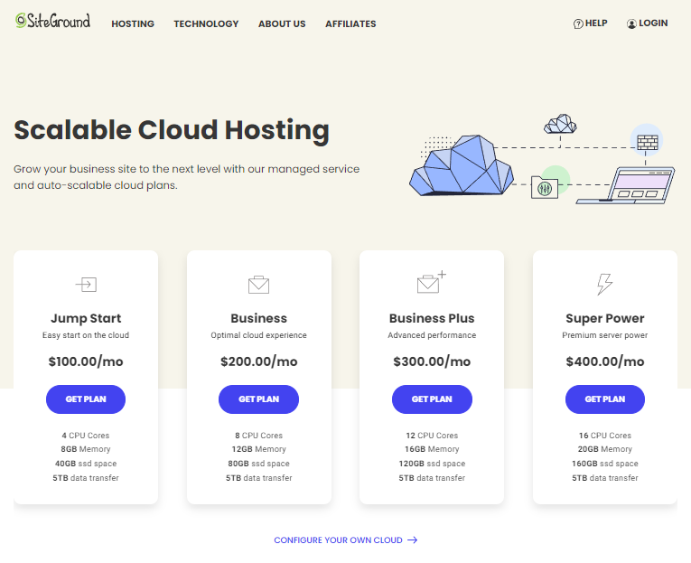 Siteground google cloud hosting