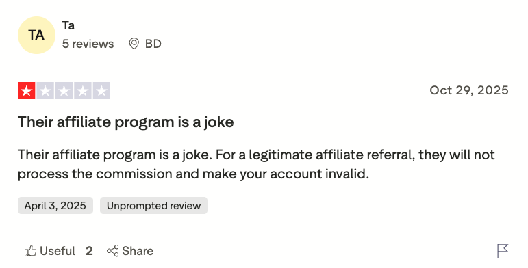Rocket. Net affiliate program scam