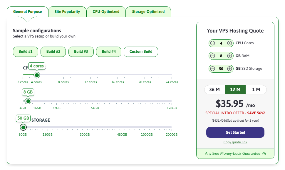Scalahosting custom vps