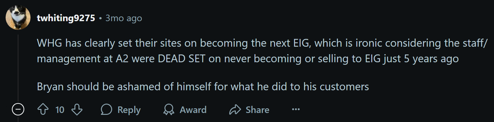 World host group a2 eig